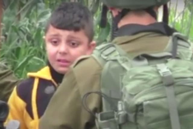 Eight-year-old Sufian Abu Hitah left his grandparents' house to search for a lost toy when he was intercepted by Israeli soldiers