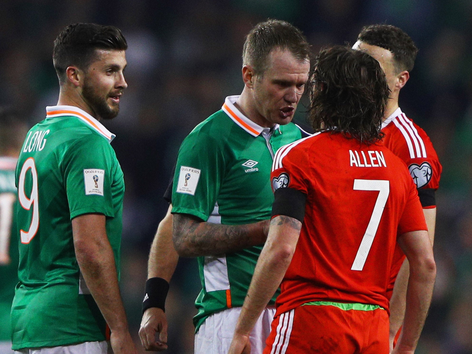 Allen was Wales' best player as he dictated play from midfield