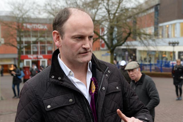 MP Douglas Carswell in Stoke ahead of the Stoke-on-Trent Central by-election in February