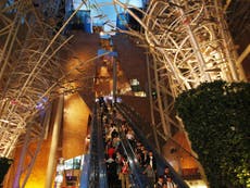 Escalator pile-up leaves 18 injured at shopping mall in Hong Kong