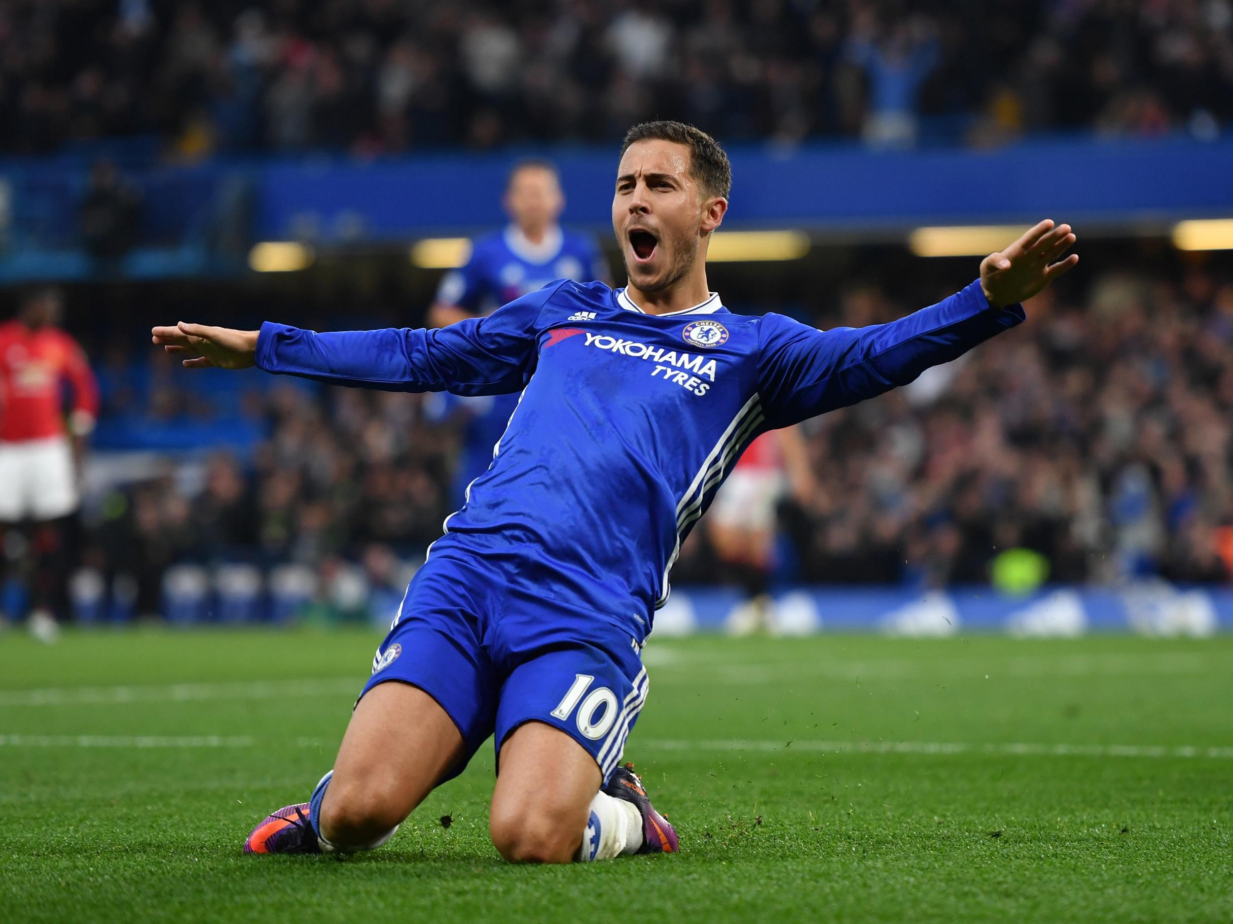 Hazard has been in fine form this season, scoring 11 goals