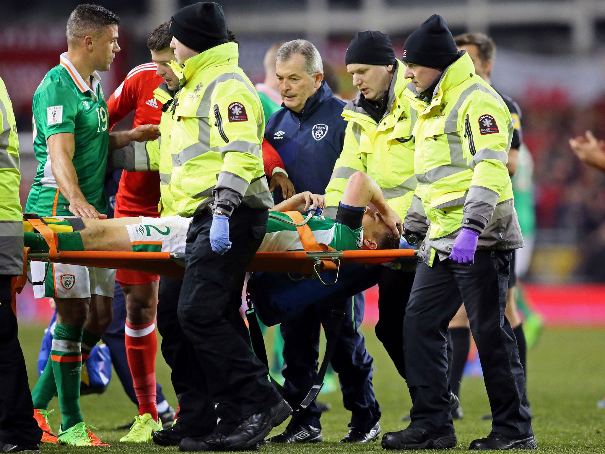 Coleman has undergone an operation on his broken right leg