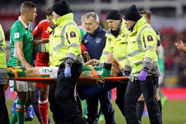 Seamus Coleman has undergone an operation on his broken right leg