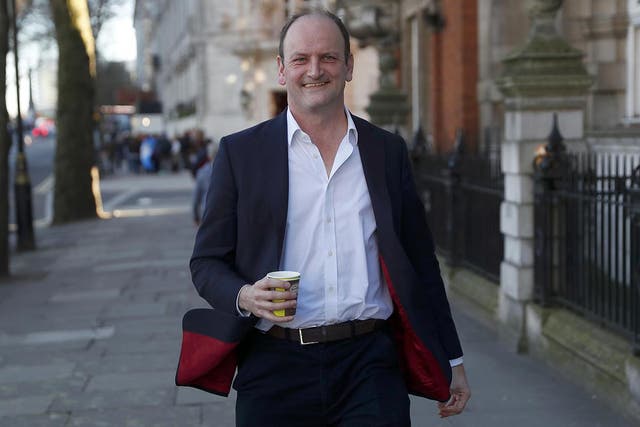 Douglas Carswell, shortly after announcing he was quitting Ukip