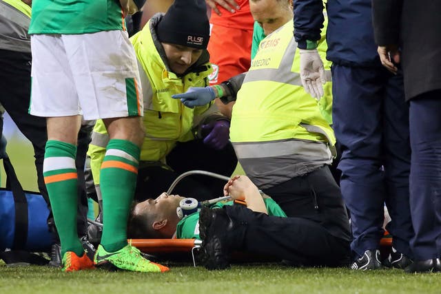 A timeframe is yet to be put on Seamus Coleman's return to football
