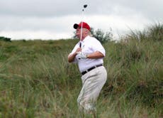 Fox News says Trump is ‘working at White House’ as he plays golf