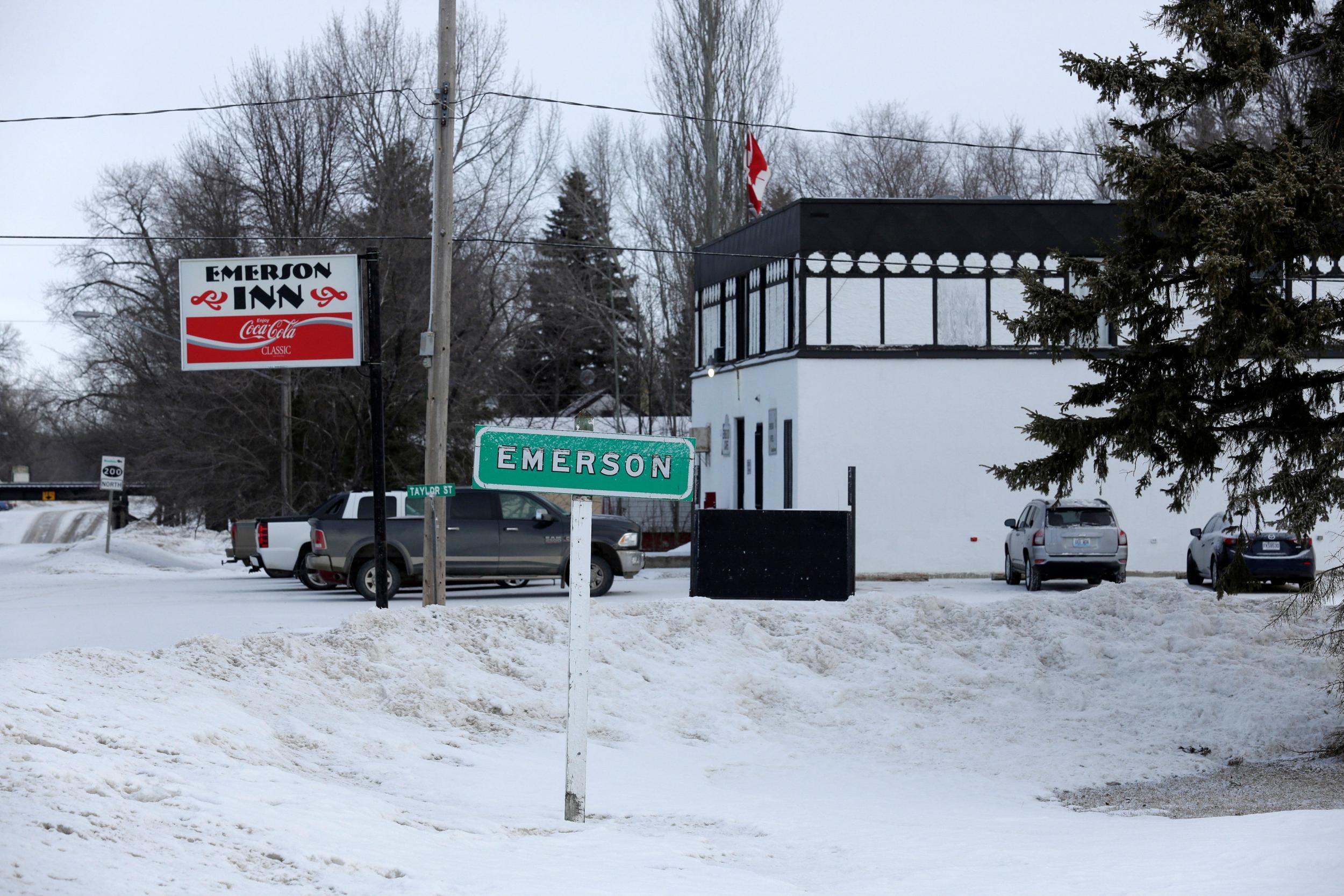 People in Emerson say they have tried to help those entering Canada