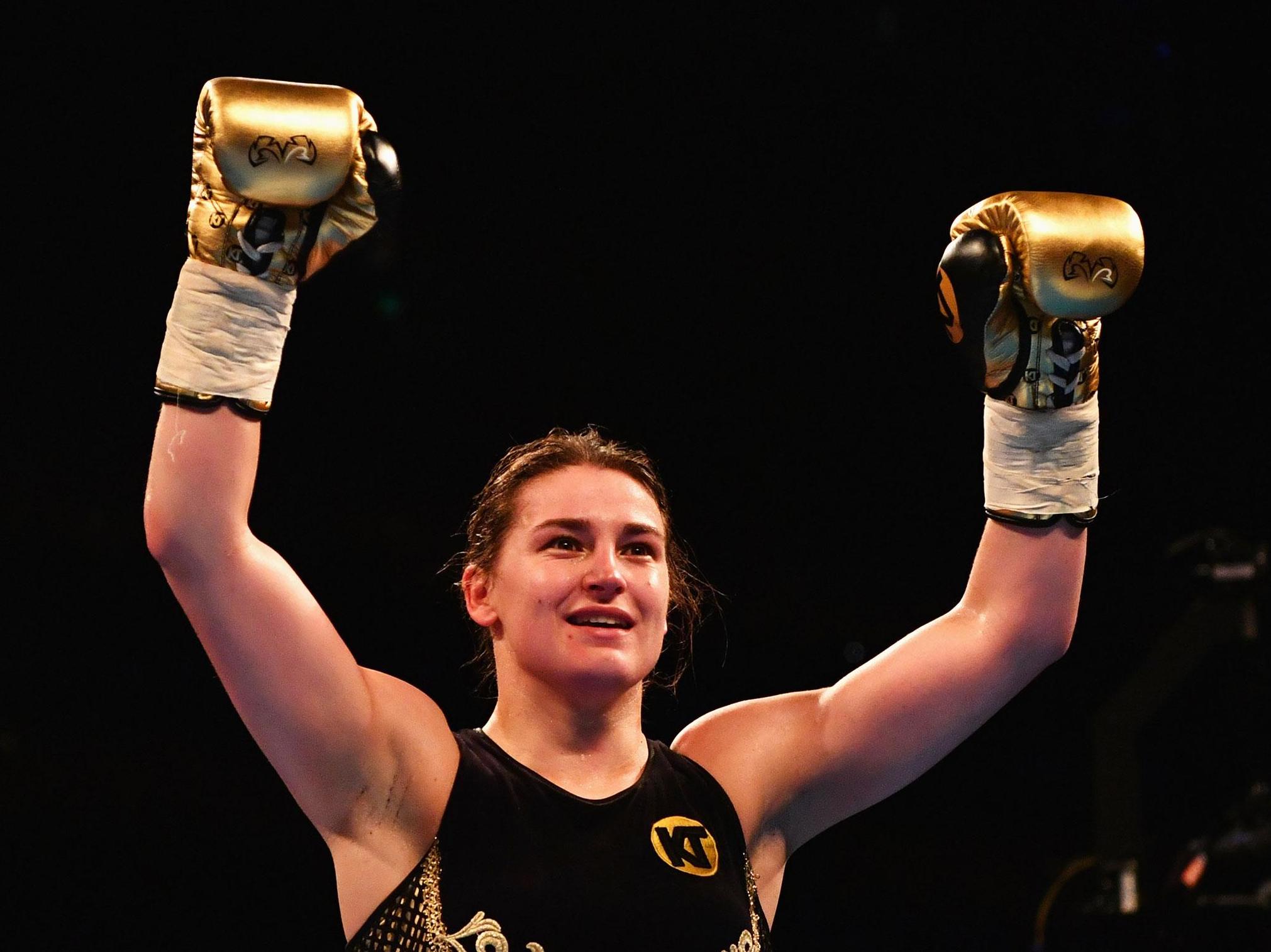 Katie Taylor is back in action