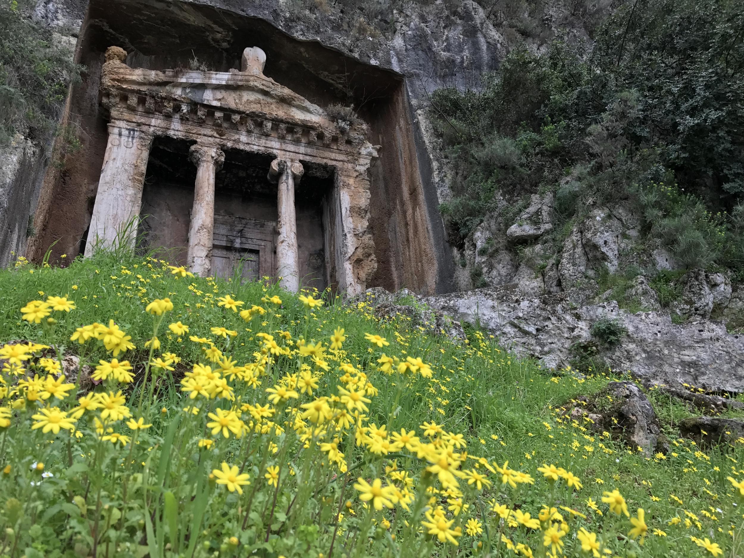 Rock tomb on the outskirts of Fethiye