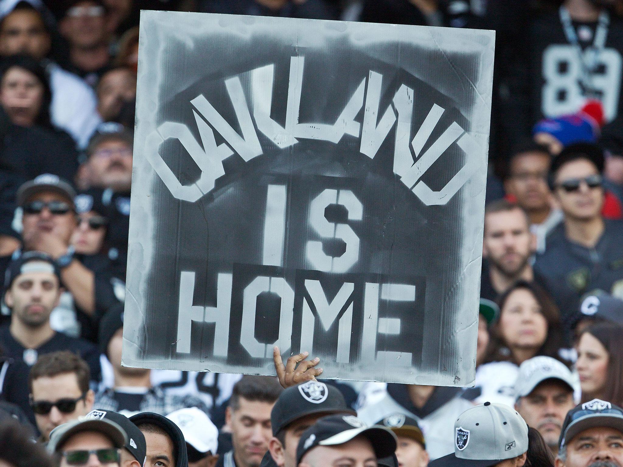Many Oakland fans have been vocal in their opposition to the move to Las Vegas
