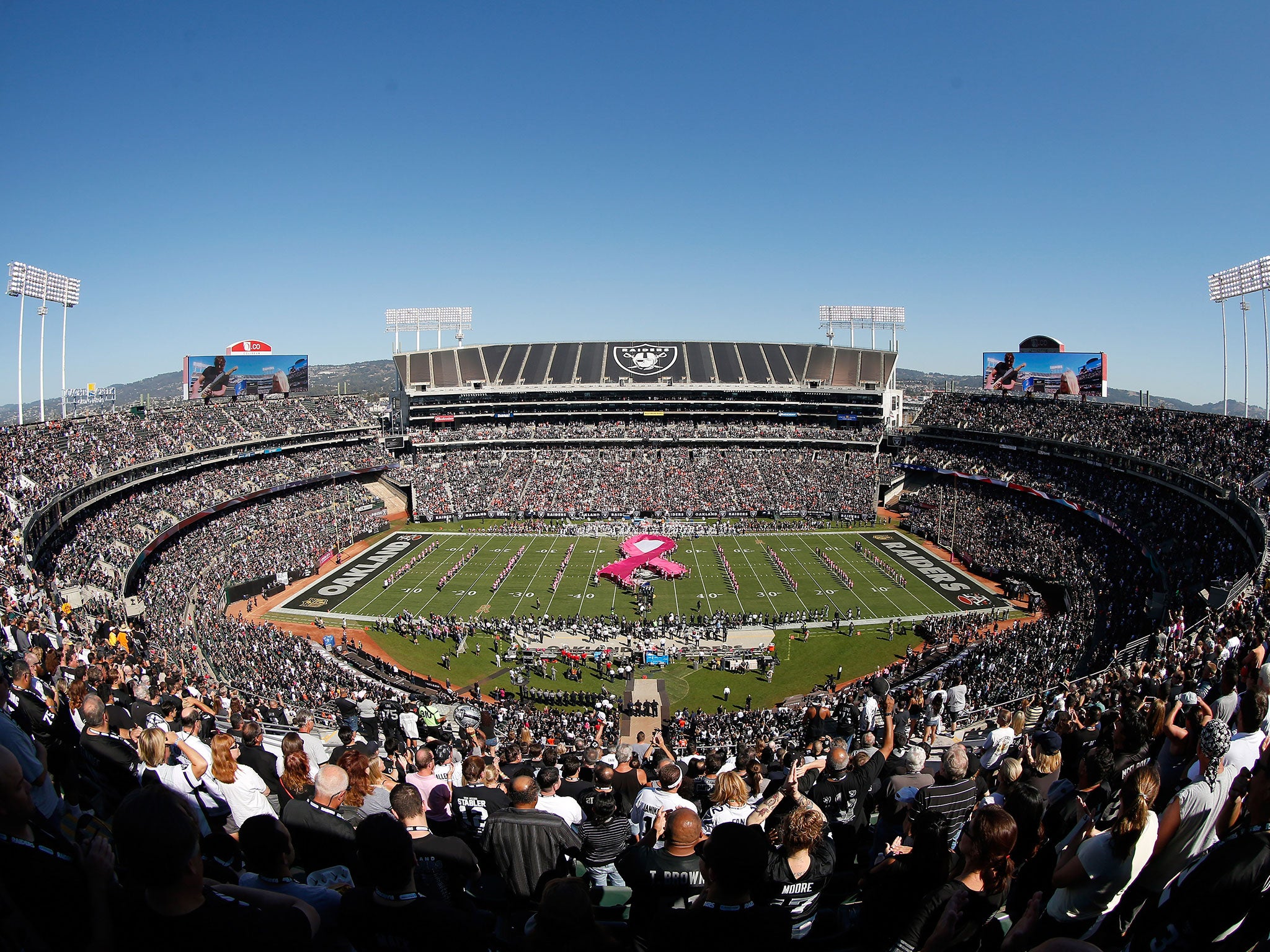 The Raiders are leaving Oakland in favour of a new home in Las Vegas