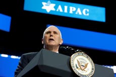 Pence revives Trump’s promise to move US embassy to Jerusalem 