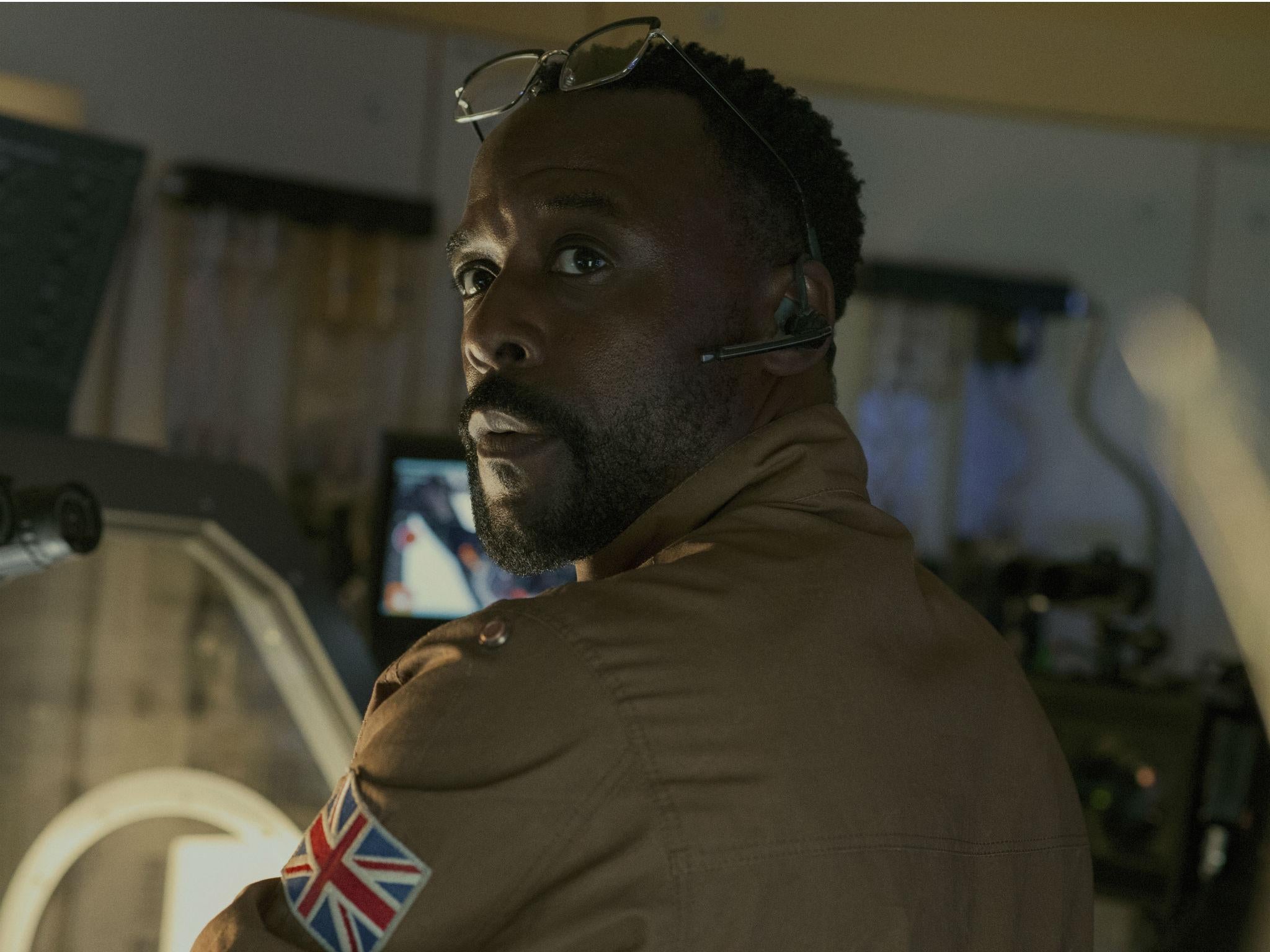 British actor Ariyon Bakare who stars as Derry in the new sci-fi film 'Life'