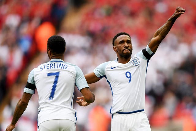 Defoe opened the scoring on his return to the England team
