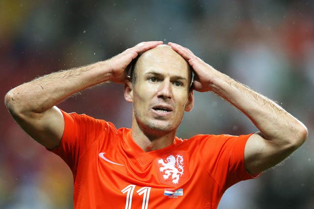 Not even a player of Arjen Robben's quality has been able to arrest Holland's decline