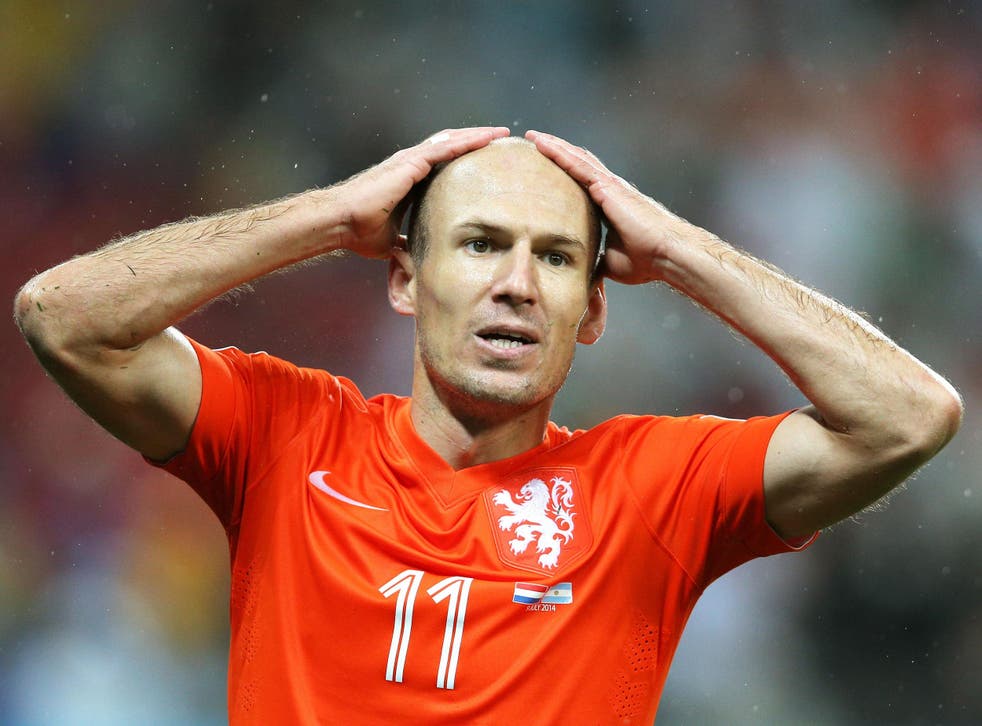Not even a player of Arjen Robben's quality has been able to arrest Holland's decline