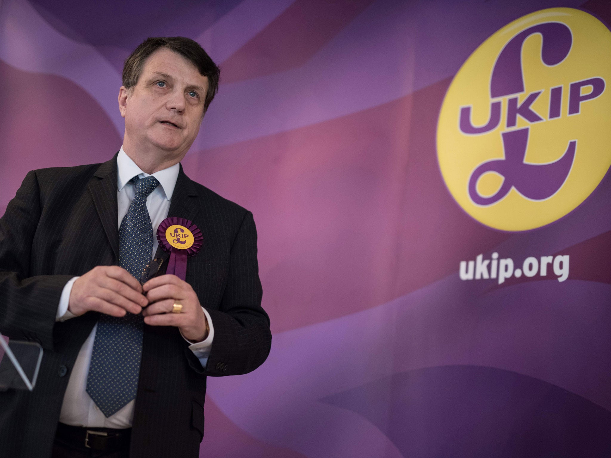 MEP Gerard Batten, who made the comments during the party's Brexit relaunch