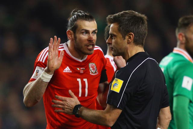 Bale insisted he was trying to slide the ball in rather than challenge John O'Shea
