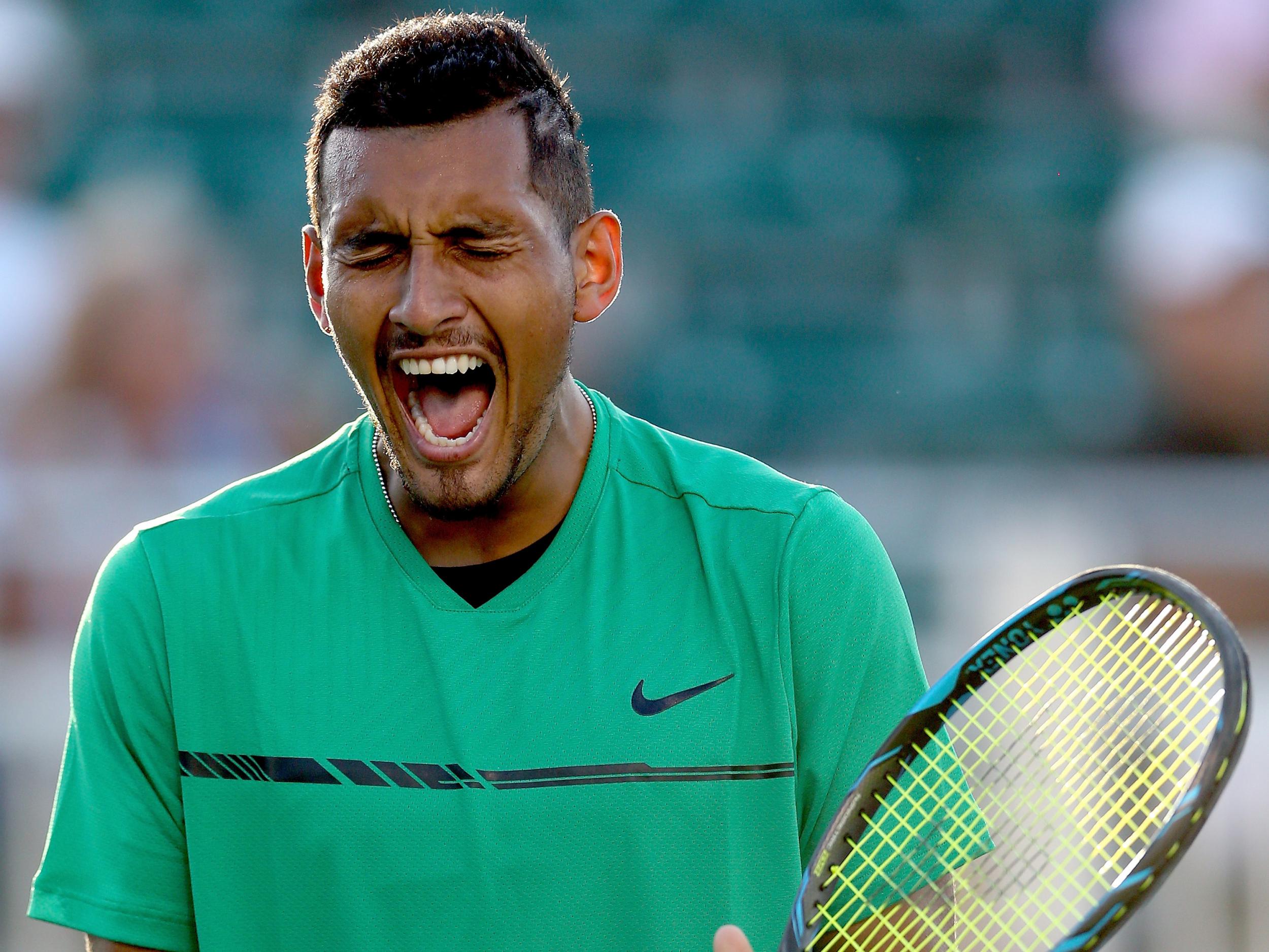 Nick Kyrgios hits out at ball boy for bad throw in Miami ...