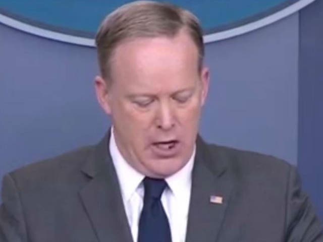 Mr Spicer has vigorously defended the President, and it has sometimes been a hard job