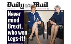 Daily Mail reported to press regulator over May legs front page