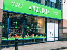 Pret a Manger is opening a vegetarian-only shop