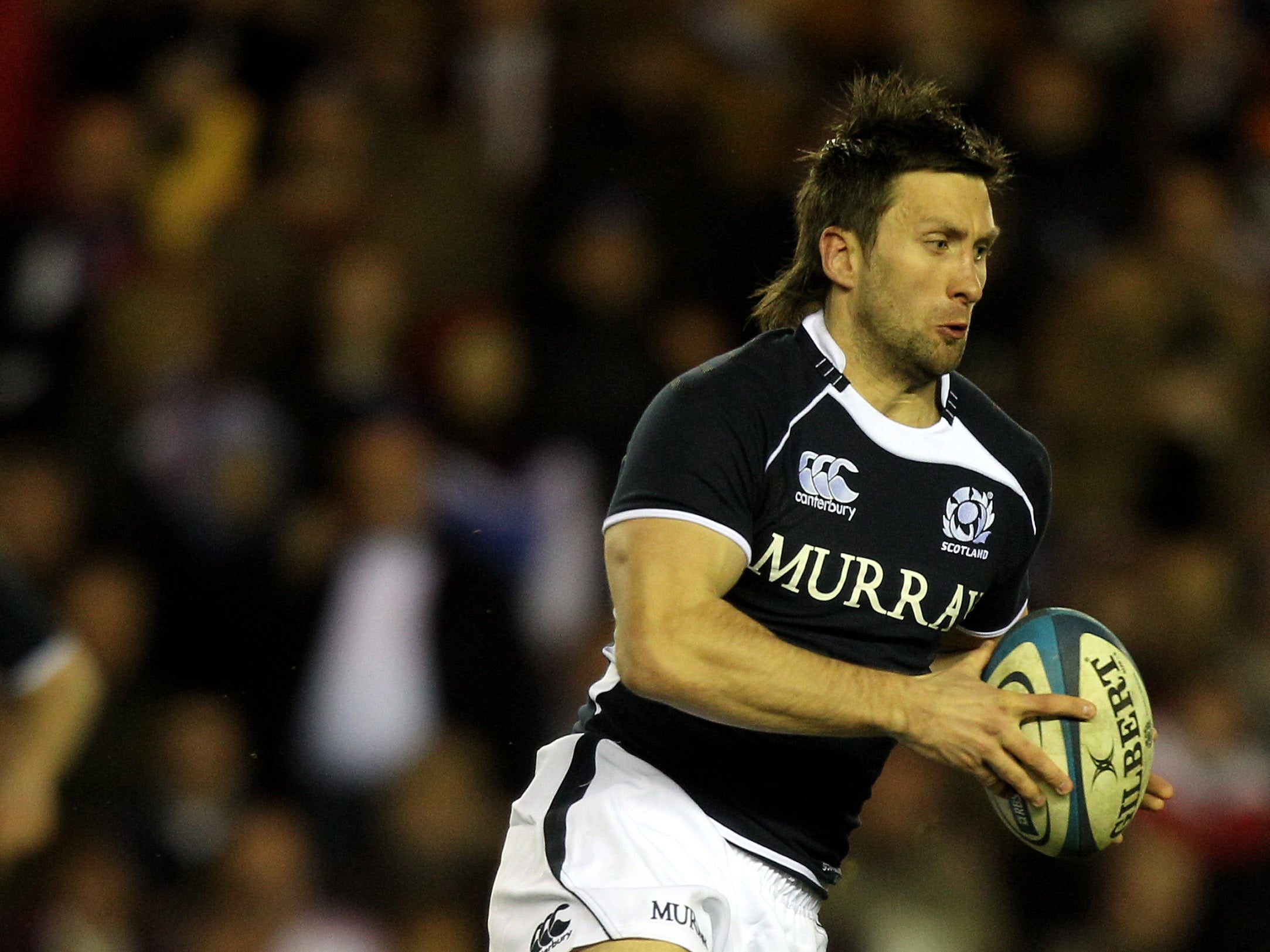 Danielli played for Scotland between 2003 and 2011