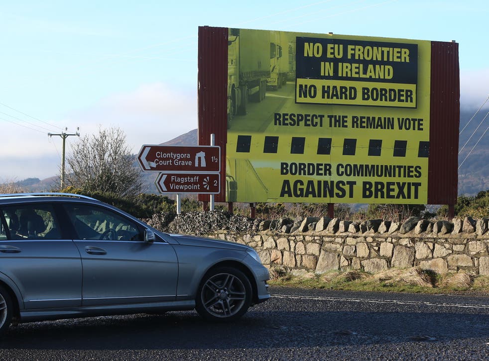 Britian can only promise there will be no 'physical infrastructure' at the Irish border