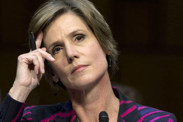 Ms Yates had said she was willing to appear before a congressional committee