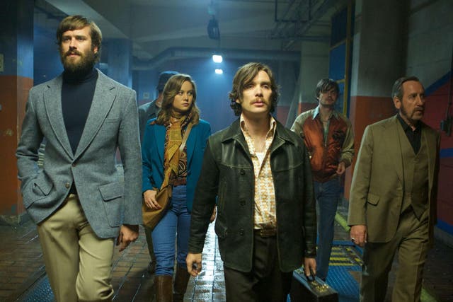 Armie Hammer as Ord, Brie Larson as Justine, Cillian Murphy as Chris, Sam Riley as Stevo and Michael Smiley as Frank in Ben Wheatley's 'Free Fire'