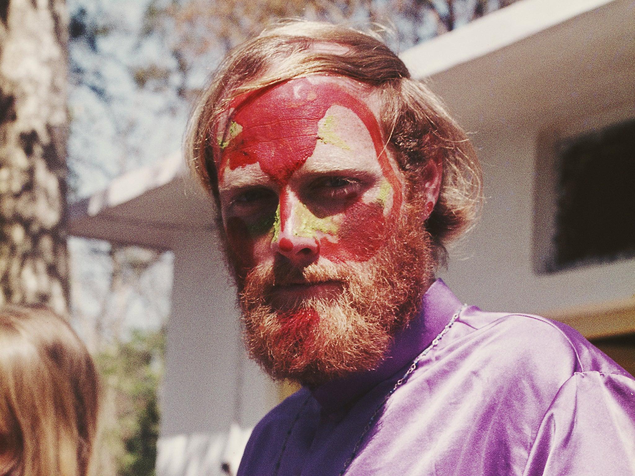 Love at the Chaurasi Kutia ashram compound of Maharishi Mahesh Yogi in Rishikesh, India, in 1968. He was there with The Beatles, Donovan and others (Getty)