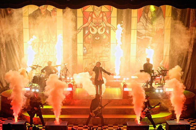 Ghost performing at the O2 Forum, London on 26th March, 2017