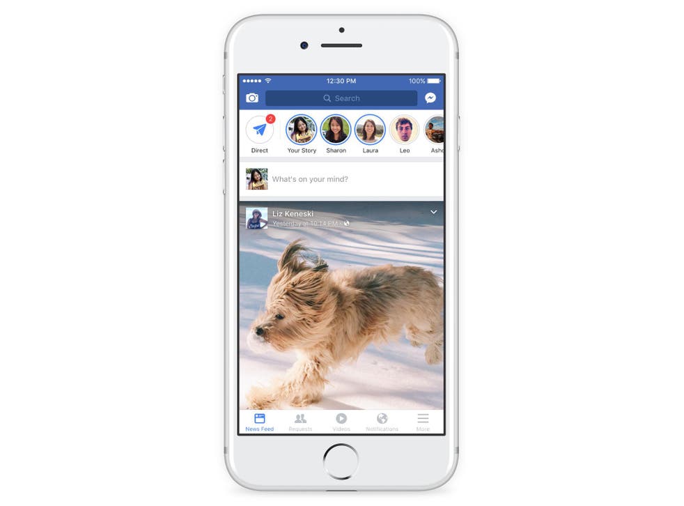 Facebook has placed Stories front and centre of its main product