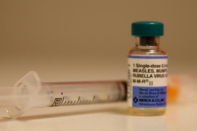 The measles, mumps and rubella vaccine