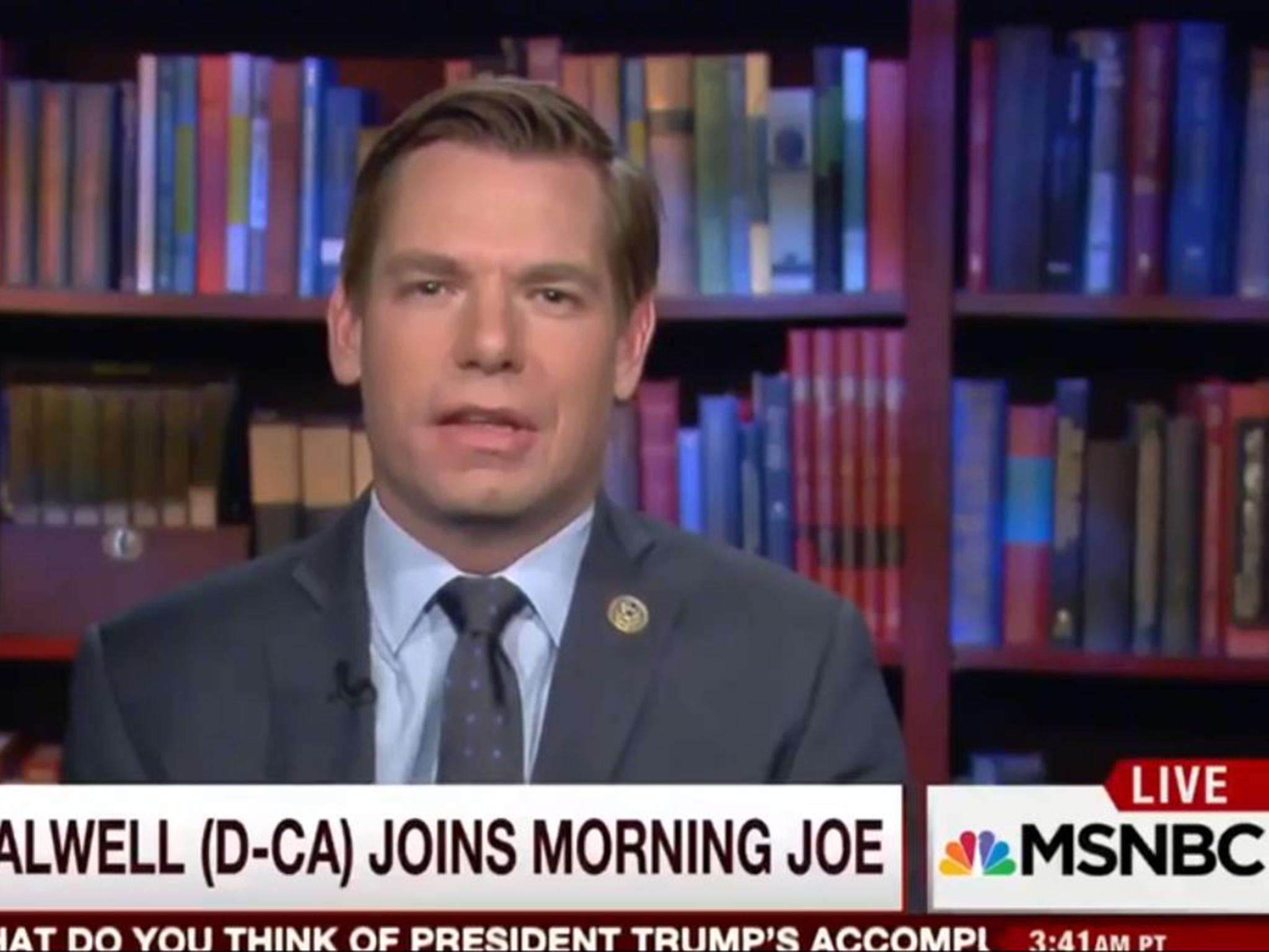 Eric Swalwell is polling at less than 1 per cent, but some of his policy proposals are making waves