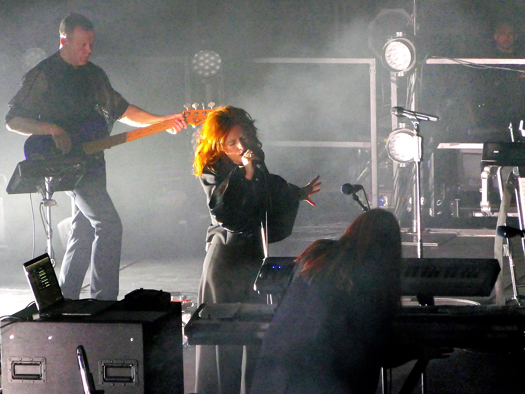 Alison Goldfrapp’s image is elegantly funereal in all black rather than the dominatrix gear siren of yore