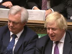 Tory MPs laugh as they are asked about spending £350m on the NHS