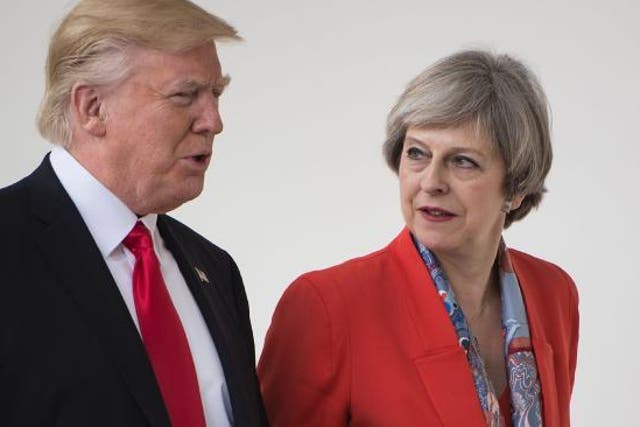 Mr Trump positioned himself as a supporter of Brexit