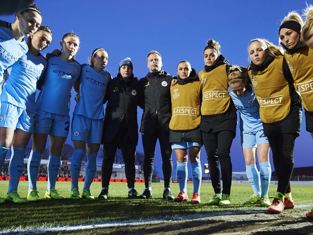 City's women's side are looking to reach the Champions League semi-finals on Thursday