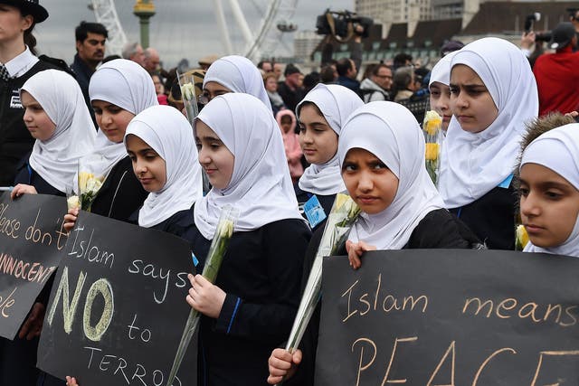 The vigil on Westminster Bridge was meant to symbolise the ‘linking of all nations, faiths, orientation and sexes’