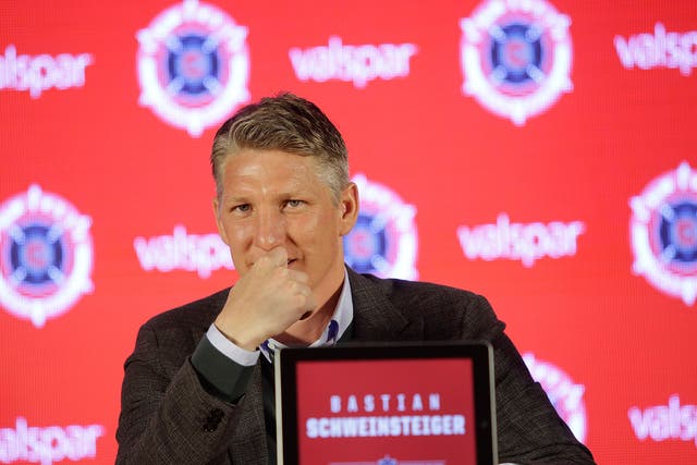 Bastian Schweinsteiger is unveiled as Chicago Fire's latest signing