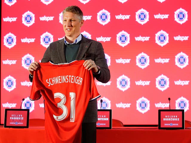 Bastian Schweinsteiger may be deployed in an attacking midfielder role for Chicago Fire