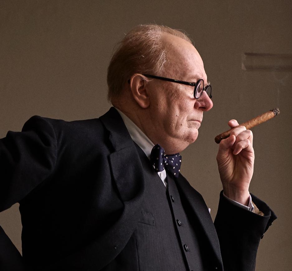 &#13;
Gary Oldman as Sir Winston Churchill in 'Darkest Hour'&#13;