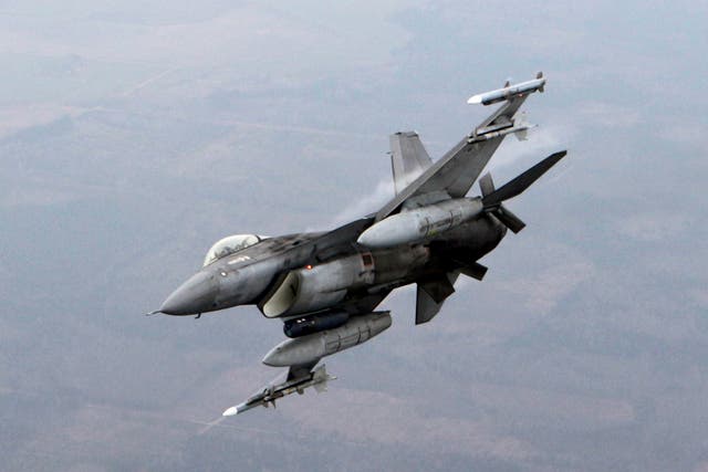 An F-16 fighter