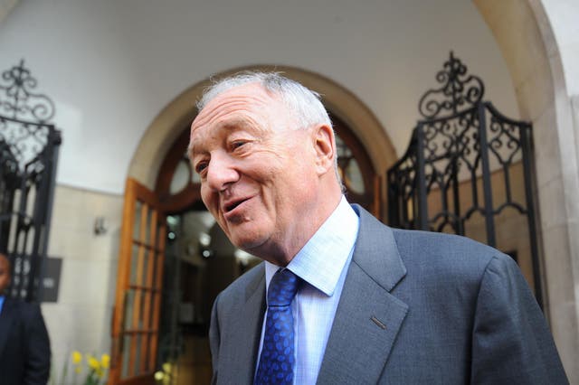Ken Livingstone arrives at his disciplinary hearing in London for his comments about Hitler and Zionism
