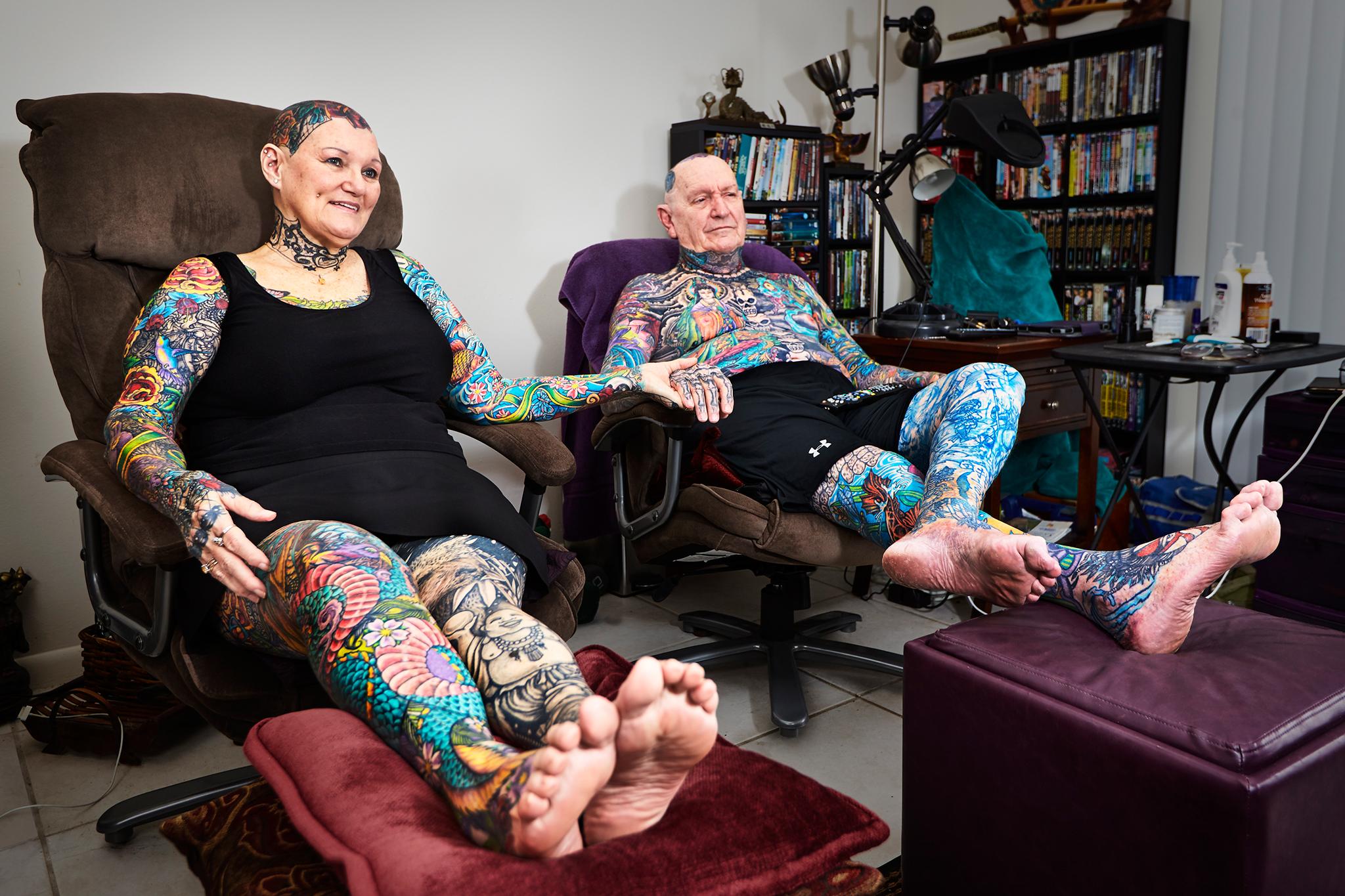 Meet The Worlds Most Tattooed Senior Citizens The Independent