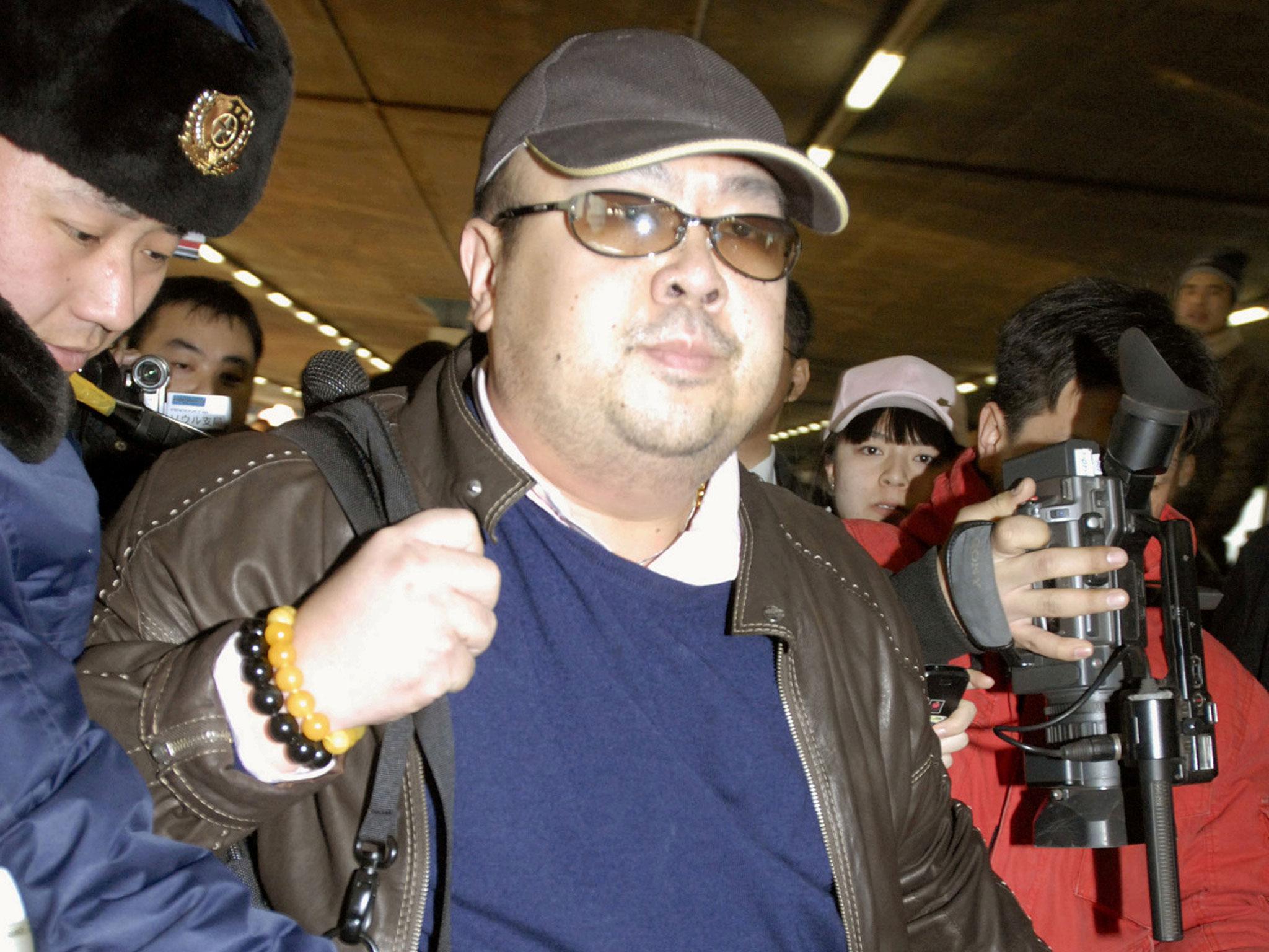 Kim Jong-nam was killed walking through the airport on 13 February