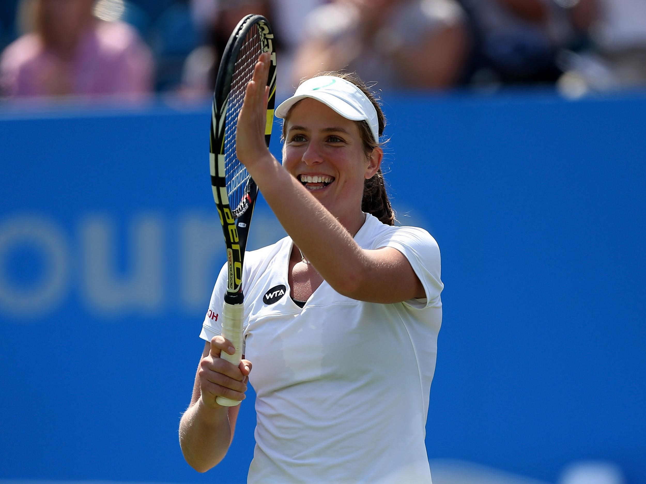 Konta's fine run began at Eastbourne back in 2015