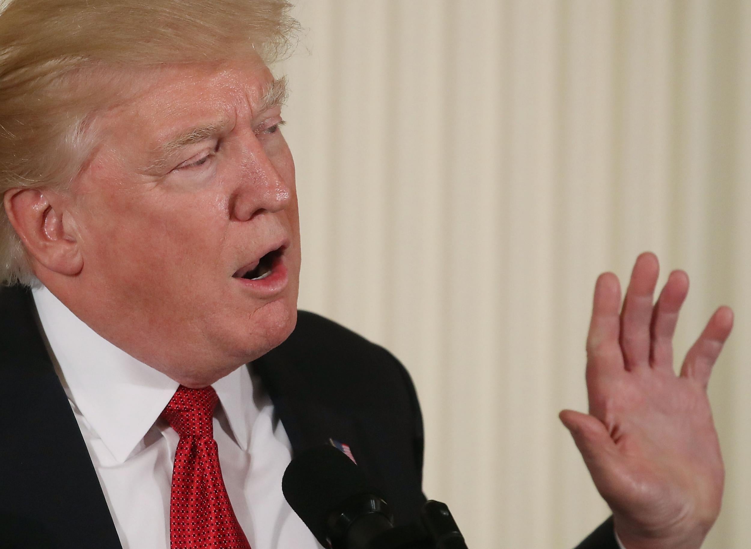 Mr Trump called his accusers 'sick'