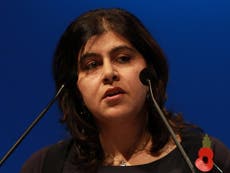 Islamophobia 'very widespread' in Tory Party, says Baroness Warsi